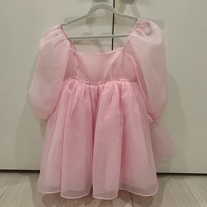 Selkie The Puff Dress in Pink, S